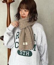 リブニットマフラー