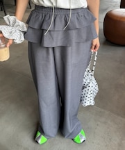 【CIAOPANIC TYPY】フリル付きスラックス