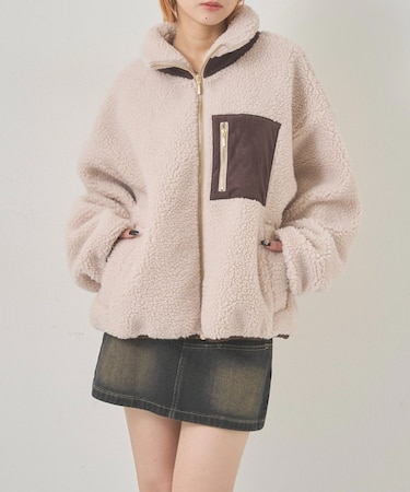 【WHO'S WHO gallery】ボアブルゾン