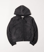 【WHO'S WHO gallery】 ワッフルFADEジップパーカー