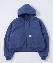 【WHO'S WHO gallery】ダック中綿フードブルゾン