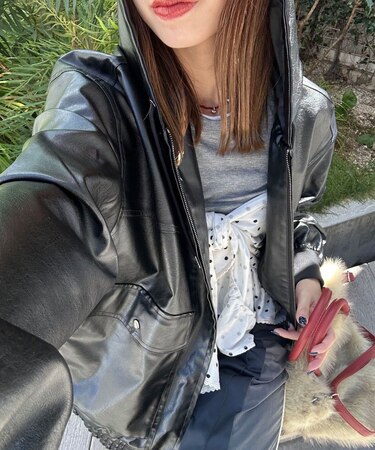 【Ciaopanic】アクティブレザーパーカー