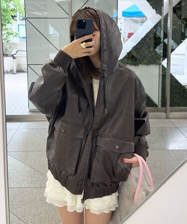 【Ciaopanic】アクティブレザーパーカー