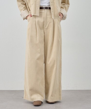 【SHENERY】コーデュロイワイドパンツ