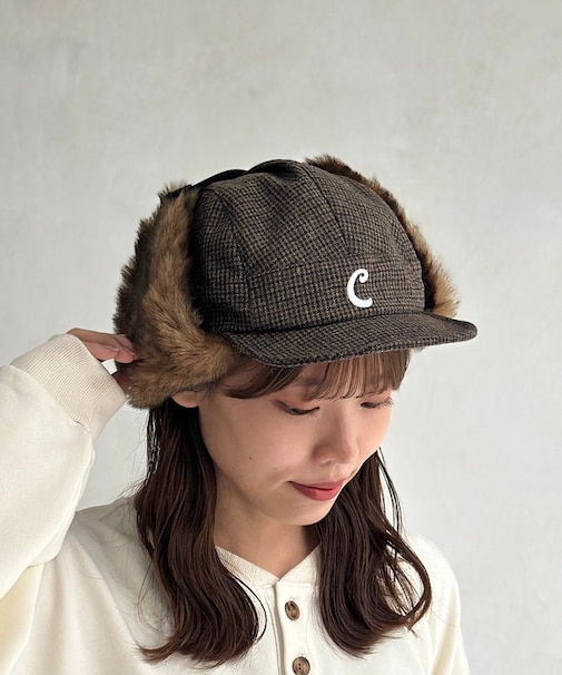 ツバ付きフライトキャップ