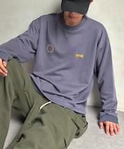 古着ライク胸刺繍バルーンスウェット