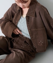 【Kastane】ビジューデニムジャケット