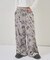 【WHO'S WHO gallery】花柄ベロアイージーパンツ