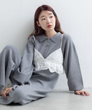 【Kastane】ニットオールインワン