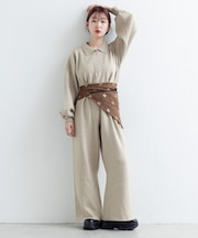 【Kastane】ニットオールインワン