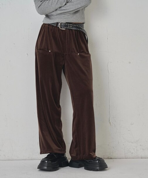 【WHO'S WHO gallery】スラポケベロアパンツ