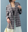 【mystic】チェックテーラージャケット