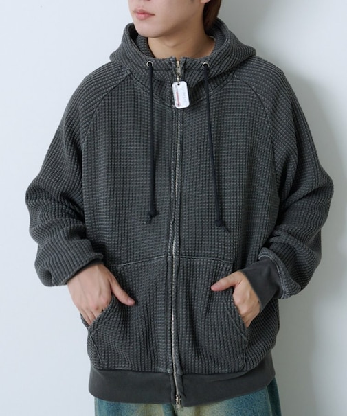 【Kastane】【WHIMSIC】ワッフルジップフーディー