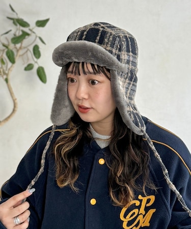 チェックフライトキャップ