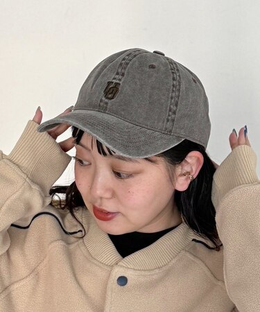 【UNIVERSAL OVERALL】ピグメントロゴキャップ