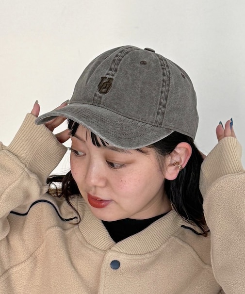 【UNIVERSAL OVERALL】ピグメントロゴキャップ