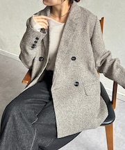 ツイードテーラードジャケット