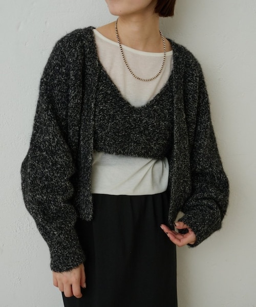 【Omekaski完売品】 ボレロキャミセット Omekashi】ボレロキャミセット｜パルグループアウトレットの