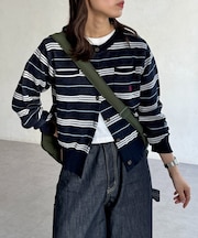 【U.S. POLO ASSN.】スウェットライクポケ付きカーディガン