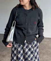 【U.S. POLO ASSN.】スウェットライクポケ付きカーディガン