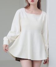 【Kastane】ビスチェペプラムニット