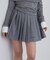 【RAY CASSIN】スウェットプリーツミニスカート