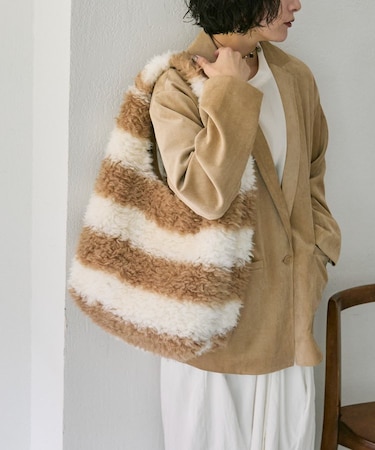 【ear PAPILLONNER】もこもこファーバッグ