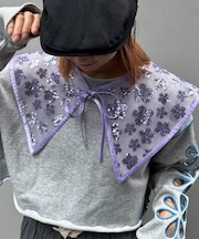 【CIAOPANIC TYPY】H.Sスパンコール付け衿