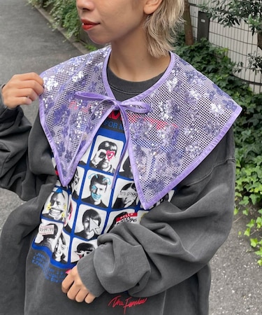 【Ciaopanic】H.Sスパンコール付け衿