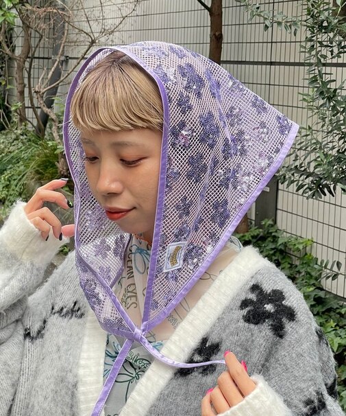 【Ciaopanic】H.Sスパンコールスカーフ