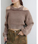 【Kastane】リバーシブルピグメントオフショルタンクニット