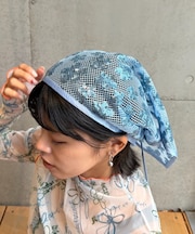 【CIAOPANIC TYPY】H.Sスパンコール三角スカーフ