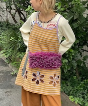 【Ciaopanic】H.Sボーダーフラワーカットキャミチュニック