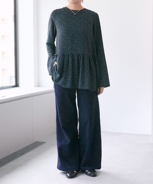 【ear PAPILLONNER】花柄プリントチュニック【SUM1 STYLE】