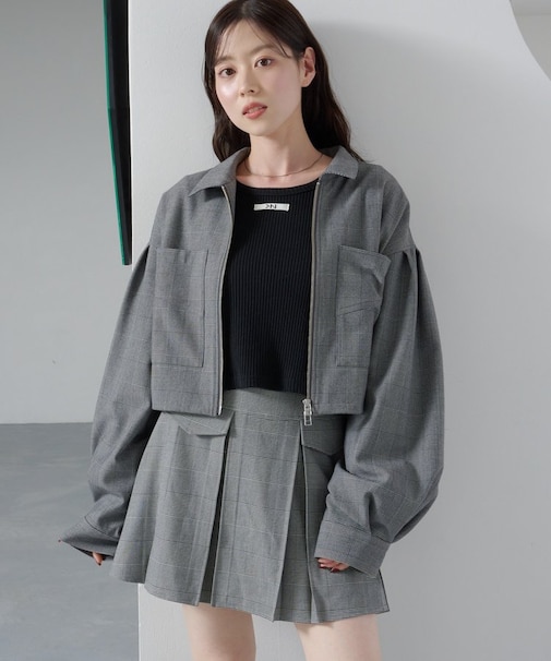 【Kastane】スタッズショートジャケット