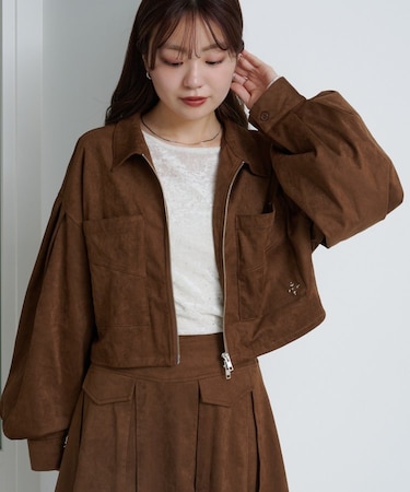 【Kastane】スタッズショートジャケット