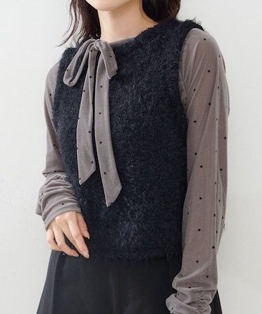 【Kastane】シャギーネップベスト