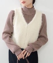 【Kastane】シャギーネップベスト