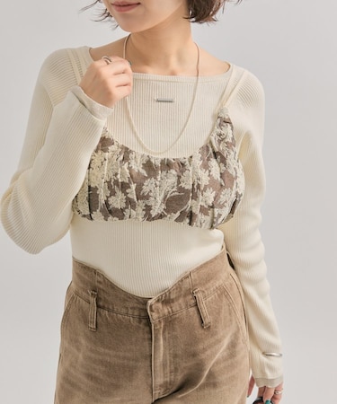 【mystic】ヴィンテージライク ビスチェ