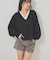 【WHO'S WHO gallery】レースVネックニット