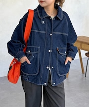 ラグランビッグデニムジャケット