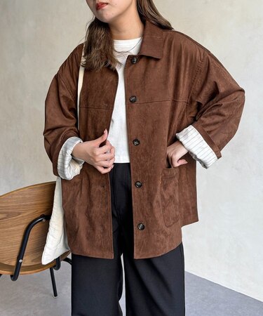フェイクスエードジャケット