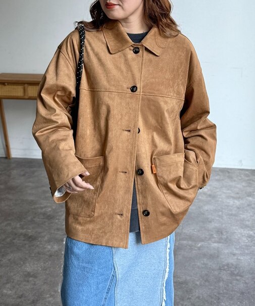 フェイクスエードジャケット