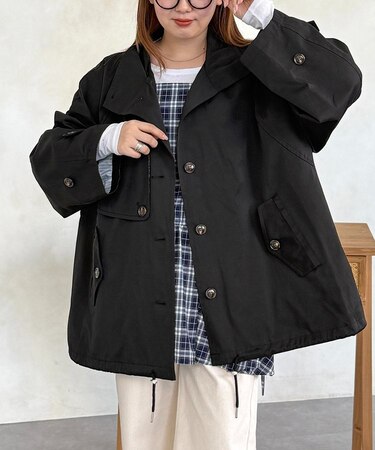 ミドル丈モッズトレンチコート