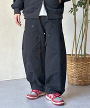 ダブルニーカーブペインターパンツ