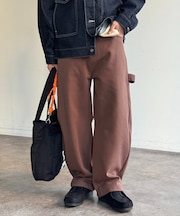 ヘビー天竺カーブペインターパンツ
