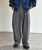 【全骨格対応】タックワイドイージースラックス