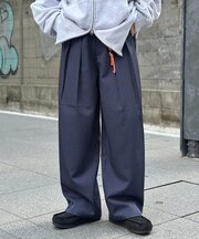 【全骨格対応】タックワイドイージースラックス