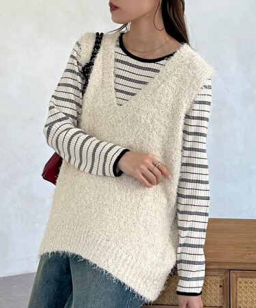 フラッグヤーンミドルベスト