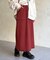 ステッチワッフルナロースカート